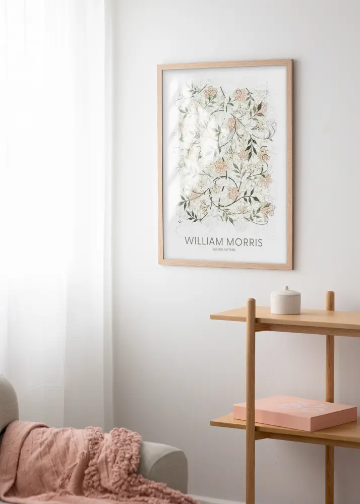 Moldura Intemporal Vidro acrílico Carvalho maciço 29,7x42 cm (A3)