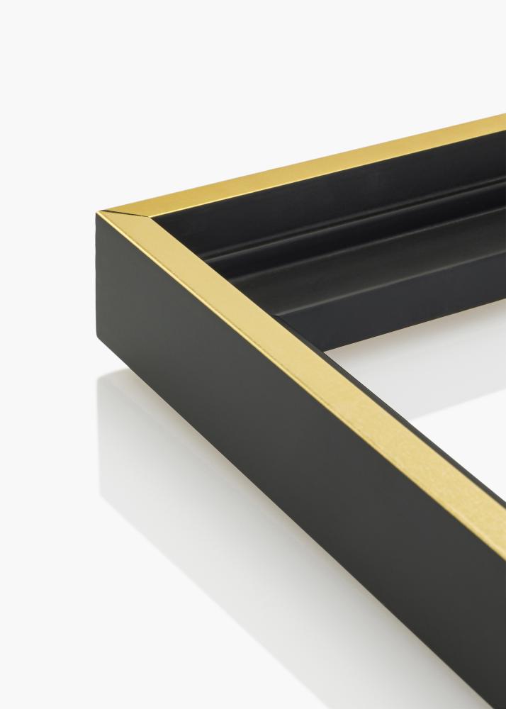 Moldura para telas Tacoma Preto / Dourado 70x90 cm