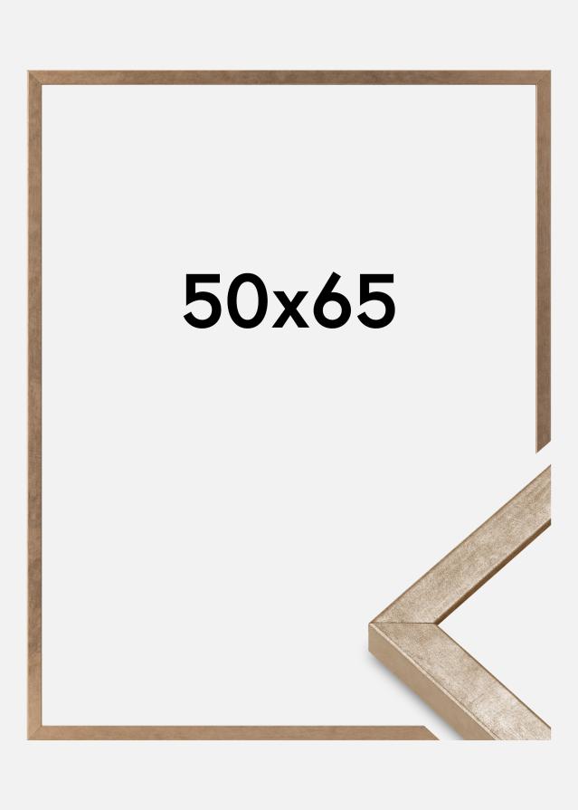 Moldura Ares Vidro acrílico Latão 50x65 cm