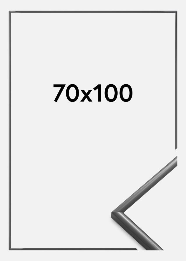 Moldura New Lifestyle Vidro acrílico Cinzento-escuro 70x100 cm