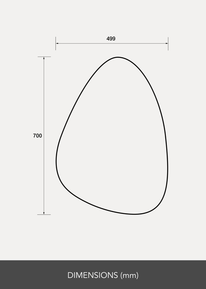 Espelho Pebble 50x70 cm - Selected By BGA