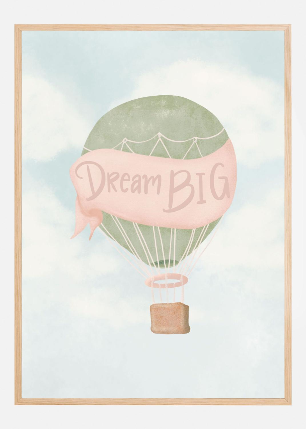 Product Image for Dream Big Pink Póster (21x29.7 cm (A4))