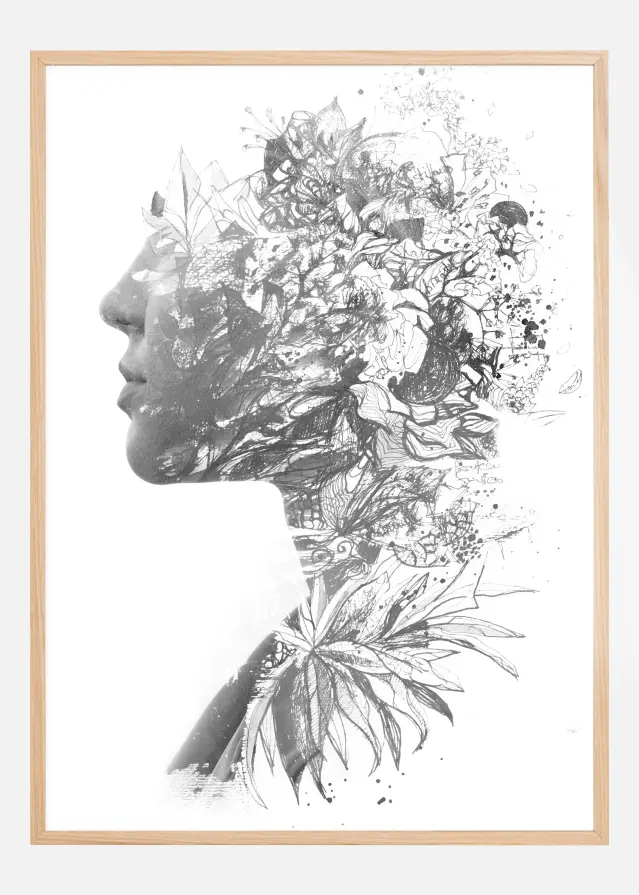 Flower lady Póster