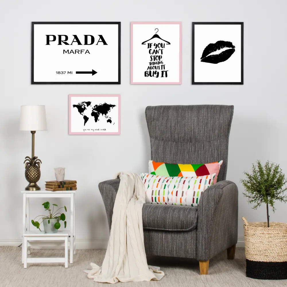 Prada Black Póster