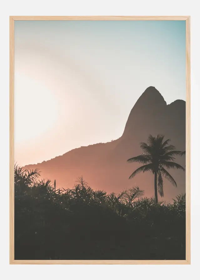 Mountain Sunset Póster