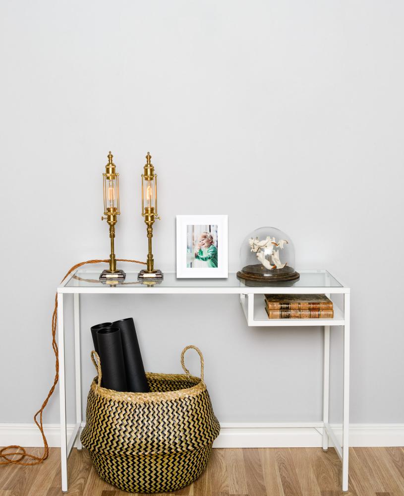 Moldura Charleston Branco 15x20 cm