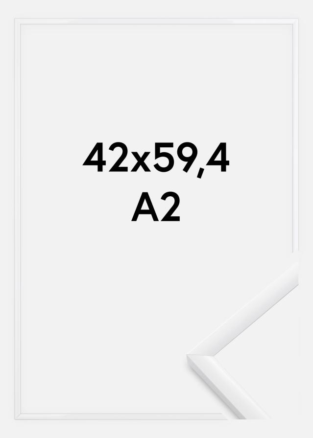 Moldura New Lifestyle Vidro acrílico Branco 42x59,4 cm (A2)