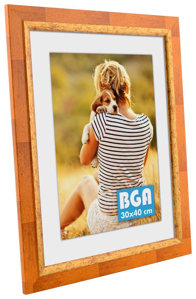 Moldura Färila Cor de laranja - Tamanho personalizável