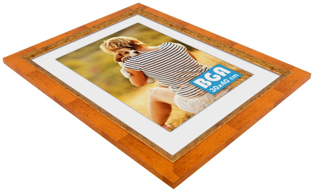 Moldura Färila Cor de laranja - Tamanho personalizável