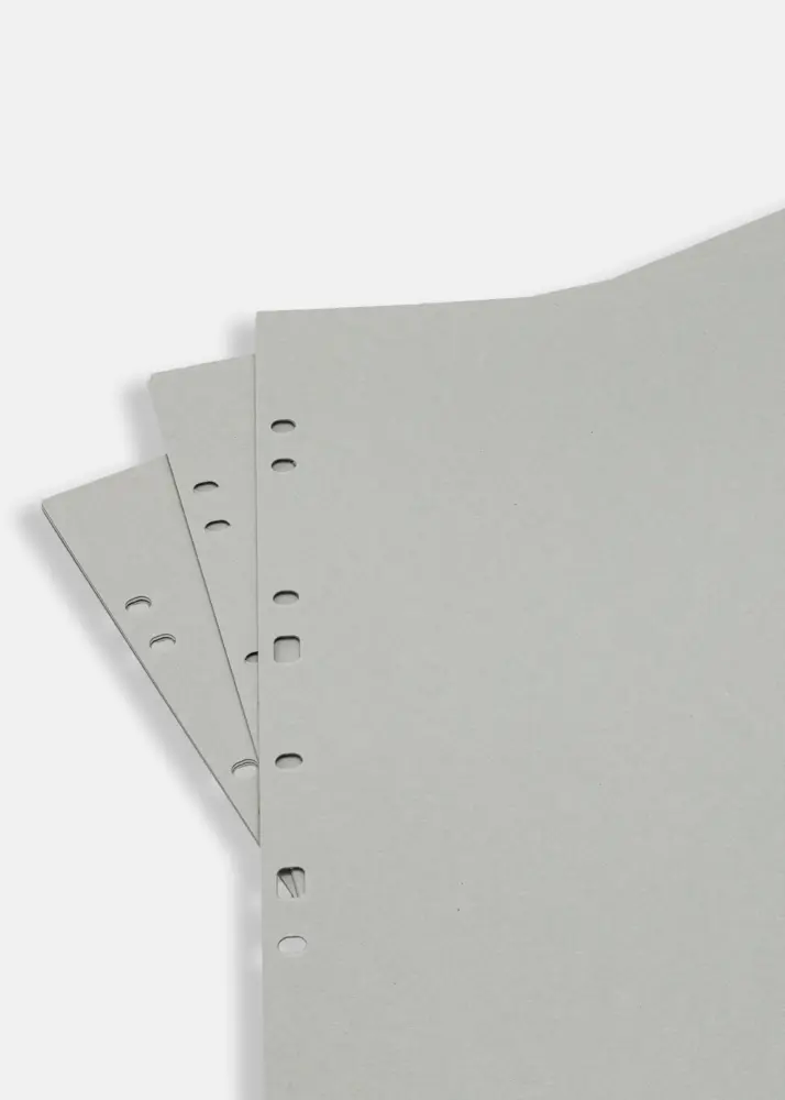 Folhas para álbuns Timesaver Gigant - 10 Folhas cinzentas