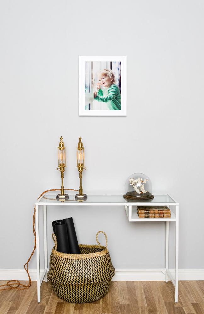 Moldura Charleston Branco 30x40 cm