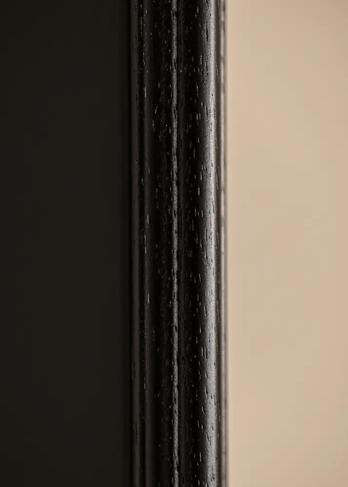 Moldura Horndal Preto 40x60 cm - Passe-partout Preto 30x50 cm
