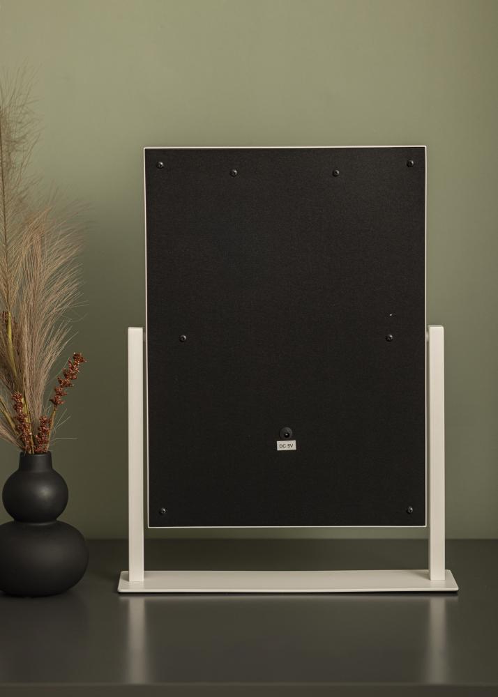 KAILA Espelho para toucador I Branco - 36x47 cm