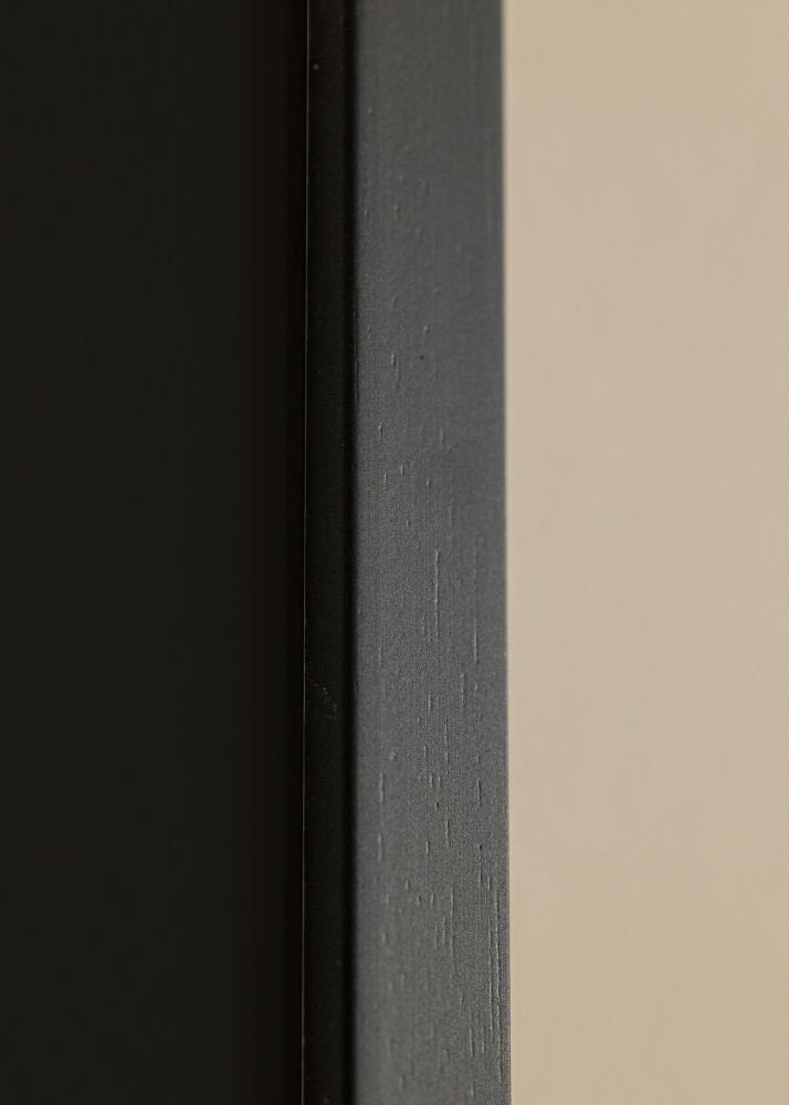 Moldura Edsbyn Preto 20x30 cm - Passe-partout Preto 15x21 cm (A5)