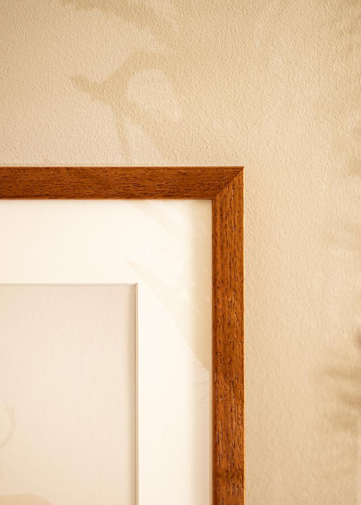 Moldura Hermes Vidro acrílico Faia 70x90 cm