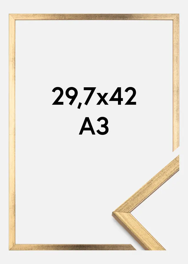 Moldura Galant Dourado 29,7x42 cm (A3)