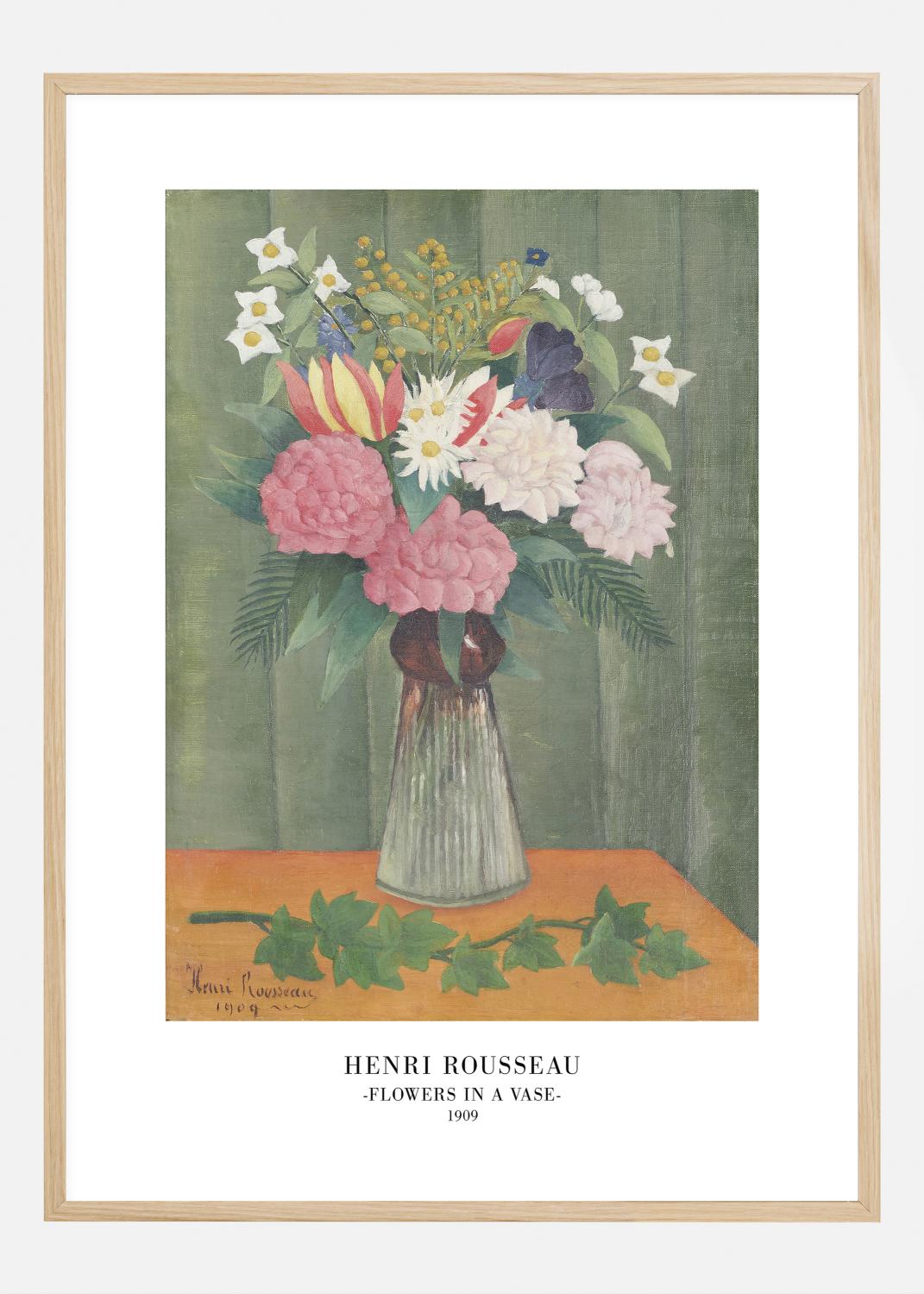 Product Image for Henri Rousseau - Flowers In a Vase Póster (21x29.7 cm (A4))