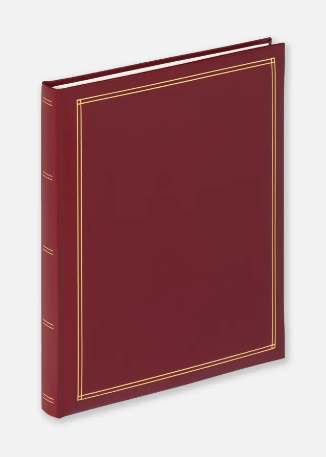 Monza Álbum Autoadesivo Vermelho - 25x30 cm (30 Páginas)