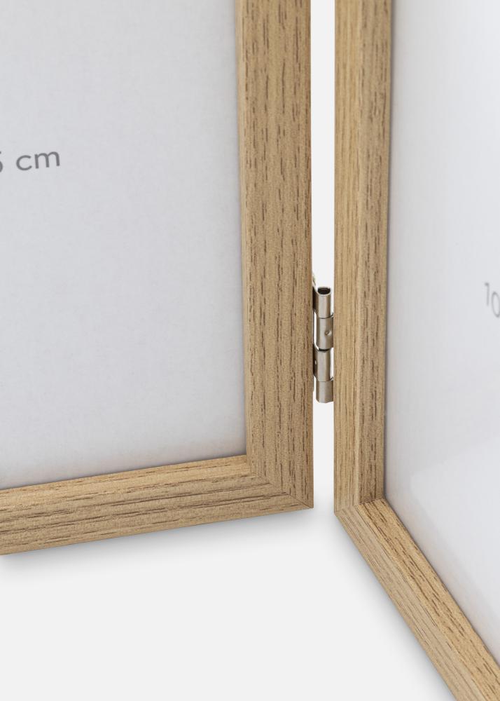 Moldura dobrável Carvalho maciço 10x15 cm