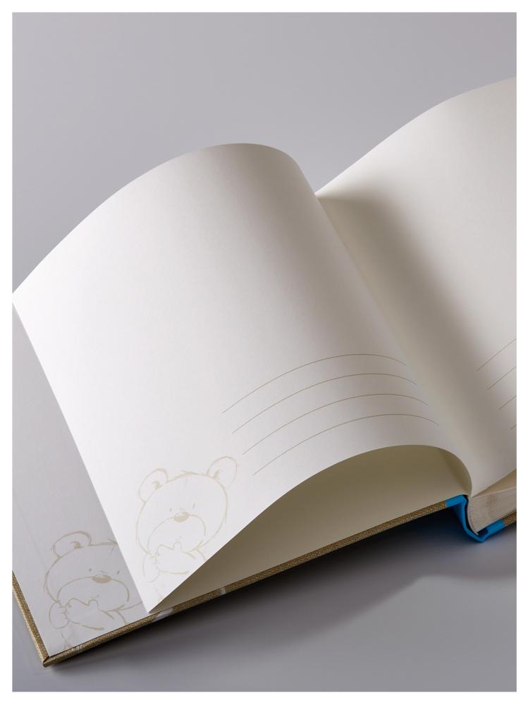 Dreamtime Ábum infantil Azul - 28x30,5 cm (50 Páginas brancas / 25 folhas)