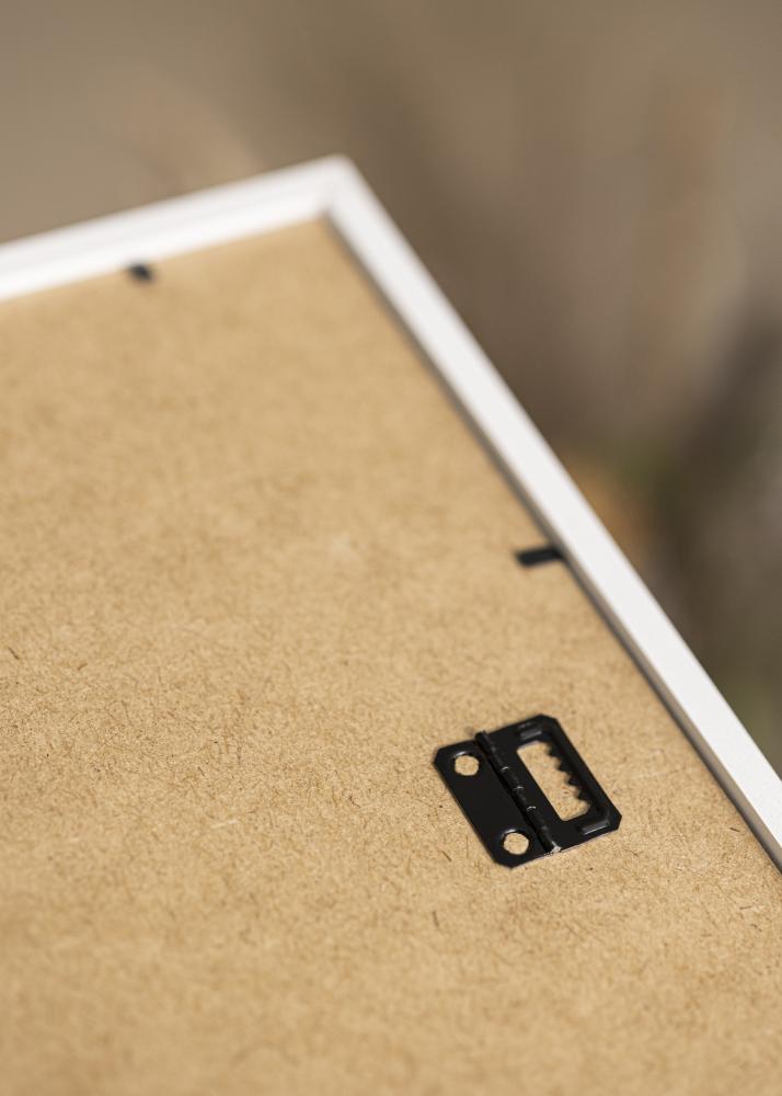 Moldura Kaspar Branco 50x70 cm - Passe-partout Branco 16x24 inches