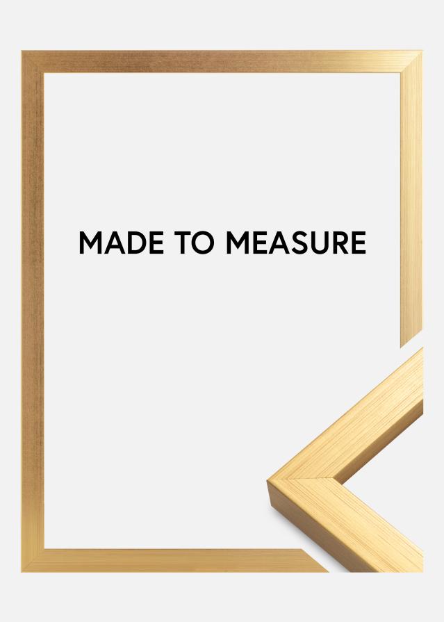 Moldura Blocky Dourado - Tamanho personalizável