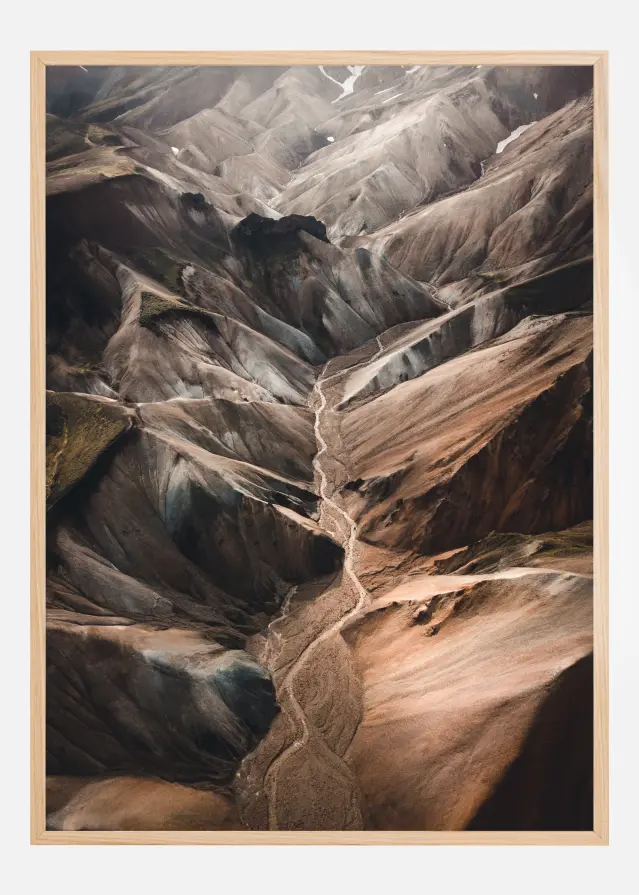 Landmannalaugar Póster