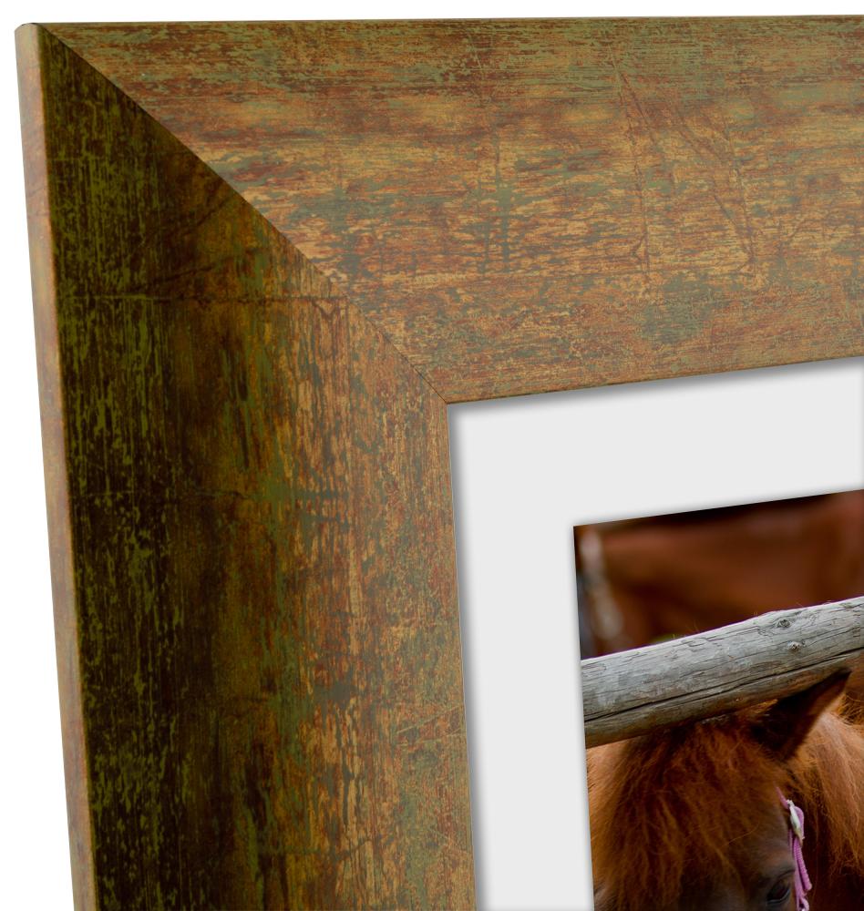 Moldura Tibro Verde - Tamanho personalizável