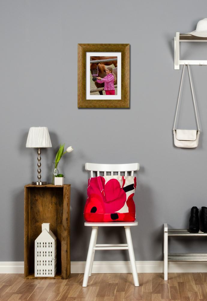 Moldura Tibro Verde - Tamanho personalizável