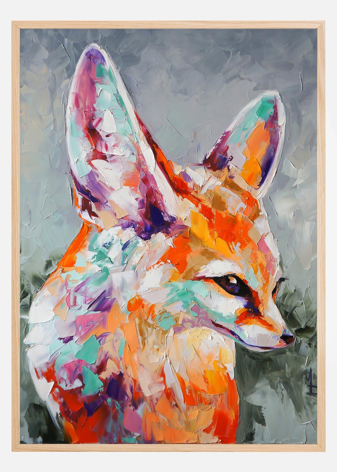 Product Image for Fox Painting Póster (21x29.7 cm (A4))