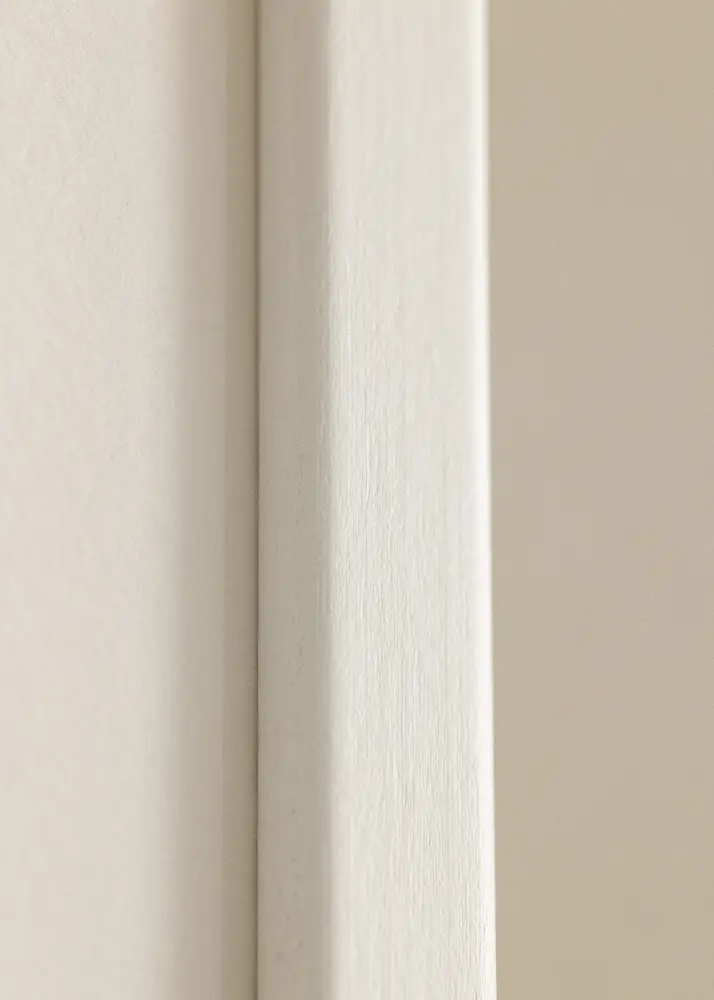 Moldura Kaspar Branco 50x50 cm - Passe-partout Branco 40x40 cm