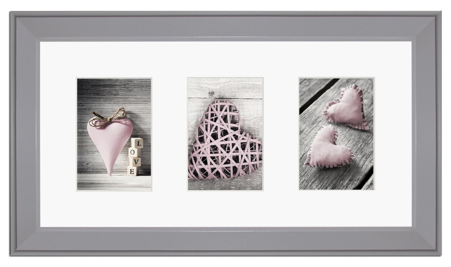 Product Image for Conjunto de molduras Malmö Cinzento AB - 3 Fotografias (10x15 cm)