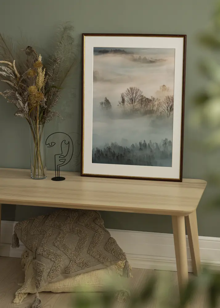 Moldura Horndal Castanho - Tamanho personalizável