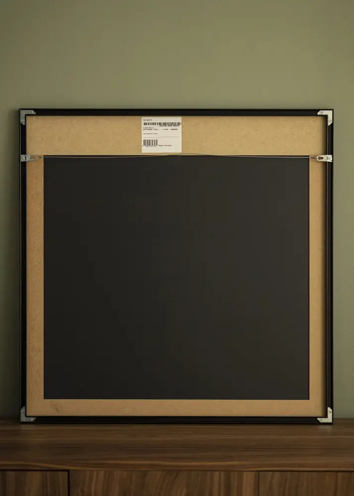 Espelho Minimal Black 70x70 cm