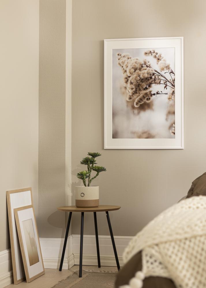 Moldura Galant Vidro acrílico Branco 50x70 cm