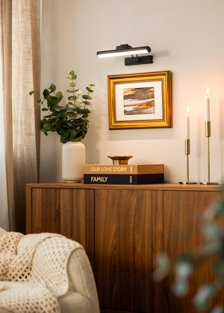 KAILA Gleam Iluminação para Quadros a Pilhas 32 cm - Preto