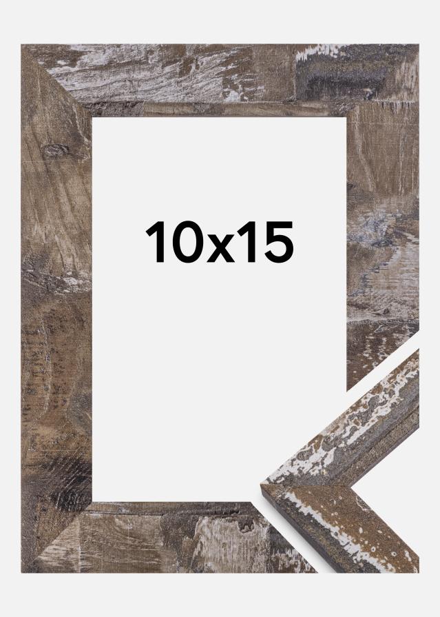 Moldura Superb Madeira acastanhada 10x15 cm