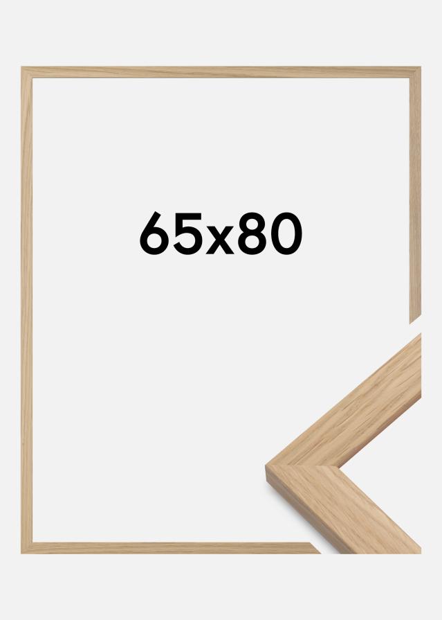 Moldura Oak Wood Vidro acrílico 65x80 cm