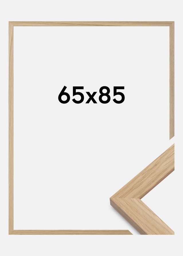 Moldura Oak Wood Vidro acrílico 65x85 cm