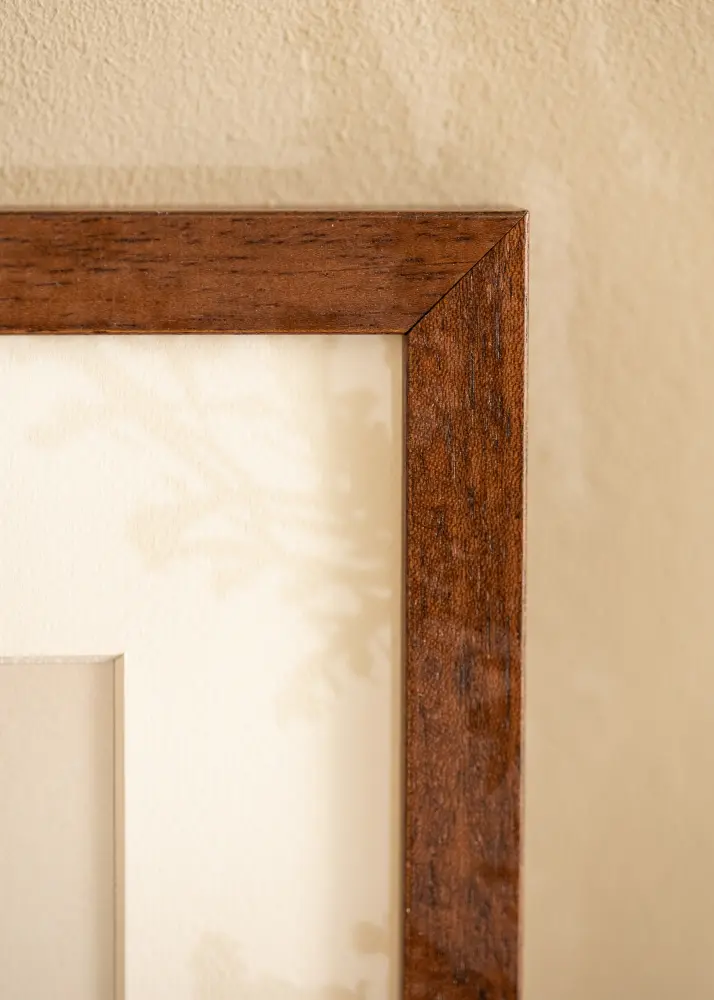 Moldura Hermes Vidro acrílico Teca 59,4x84 cm (A1)