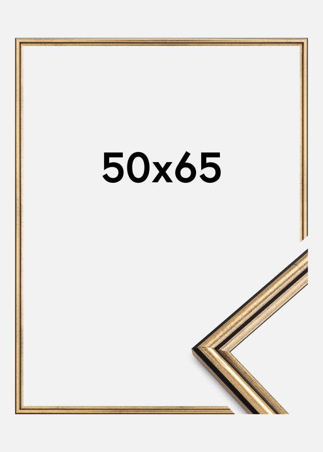 Moldura Horndal Vidro acrílico Dourado 50x65 cm