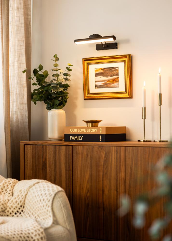 KAILA Gleam Iluminação para Quadros a Pilhas 32 cm - Preto