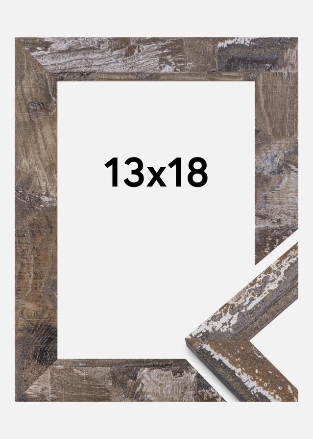 Moldura Superb Madeira acastanhada 13x18 cm