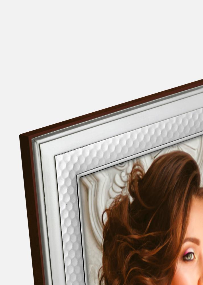 Moldura Trevi Prateado 10x15 cm