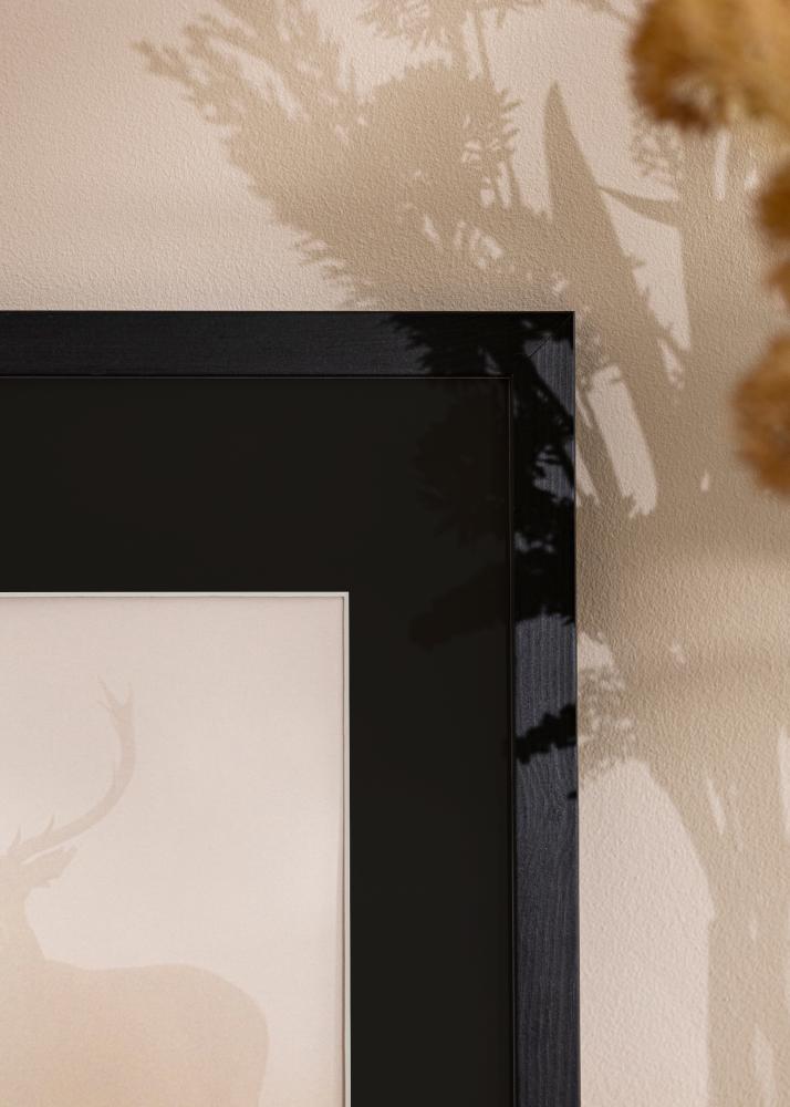 Ram Stilren Svart 20x30 cm - Passe-partout Preto 15x21 cm (A5)