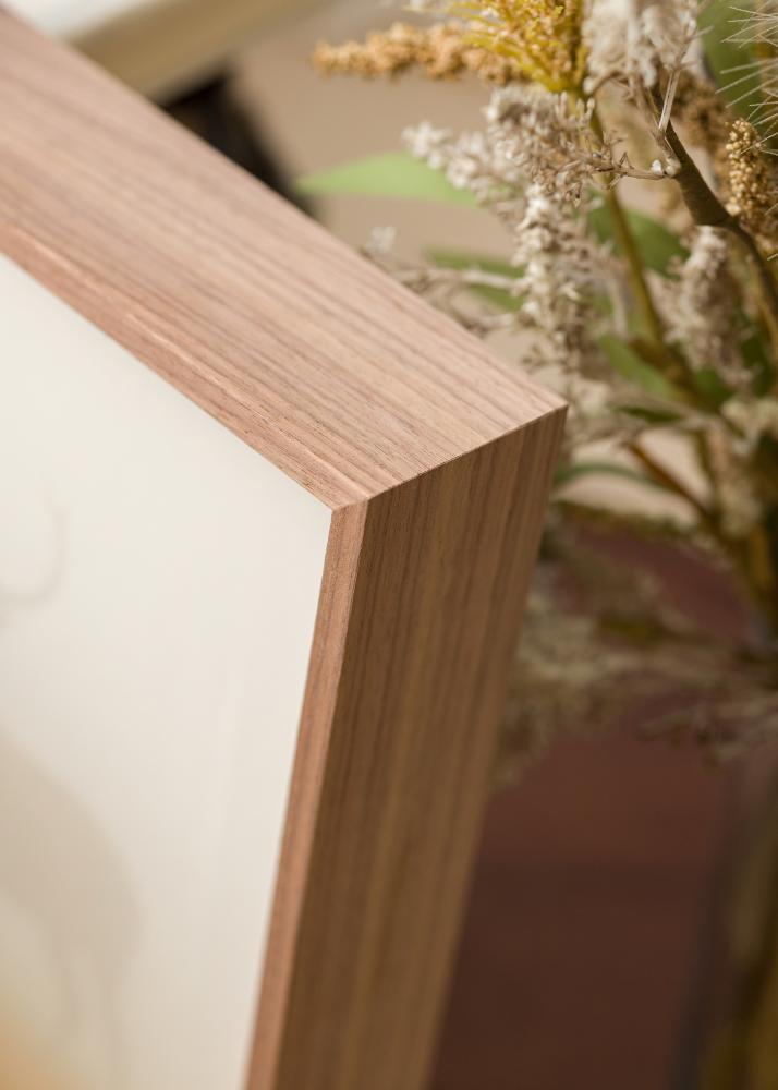 Moldura Horus Moldura para Tela Nogueira - Medida à escolha