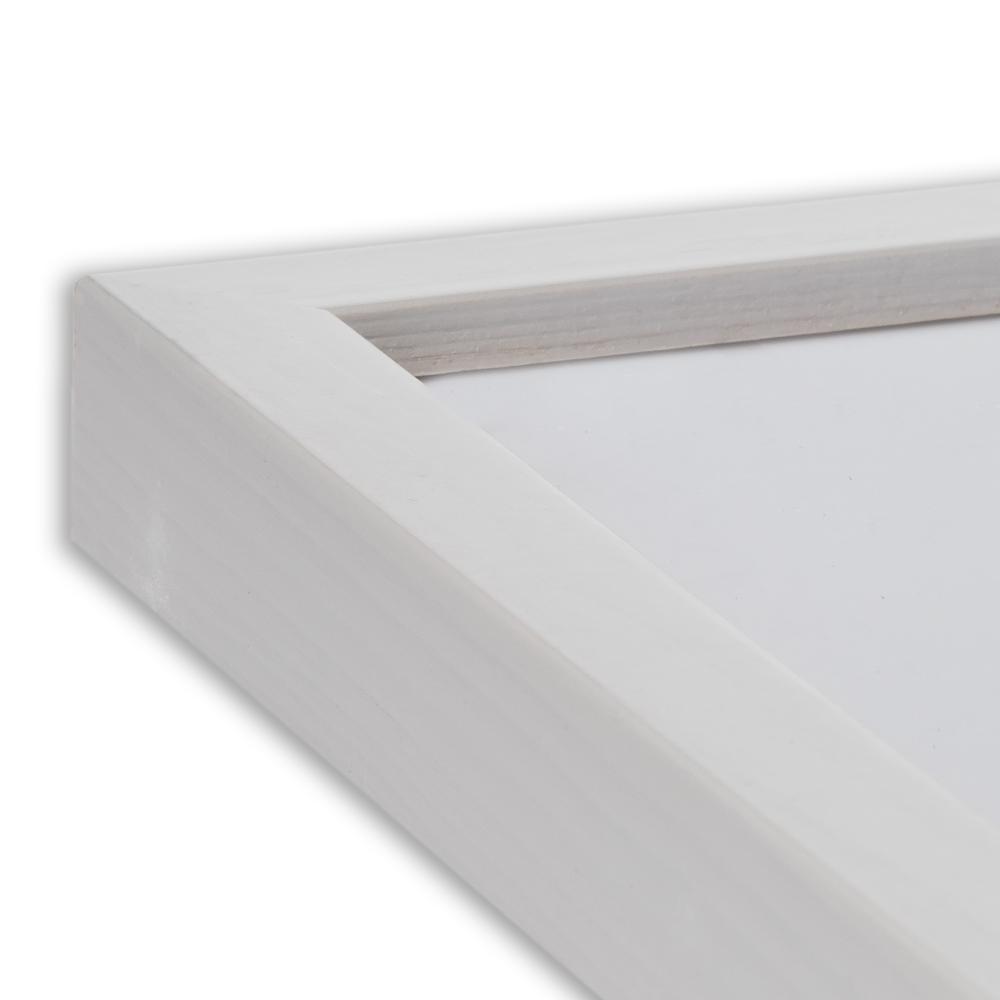 Moldura Oslo Branco 30x40 cm - Passe-partout Branco 20x30 cm