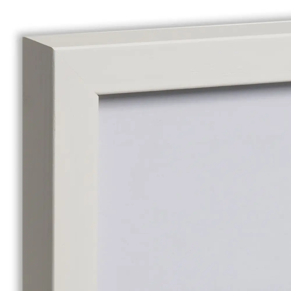 Moldura Oslo Branco 30x40 cm - Passe-partout Branco 21x29,7 cm (A4)