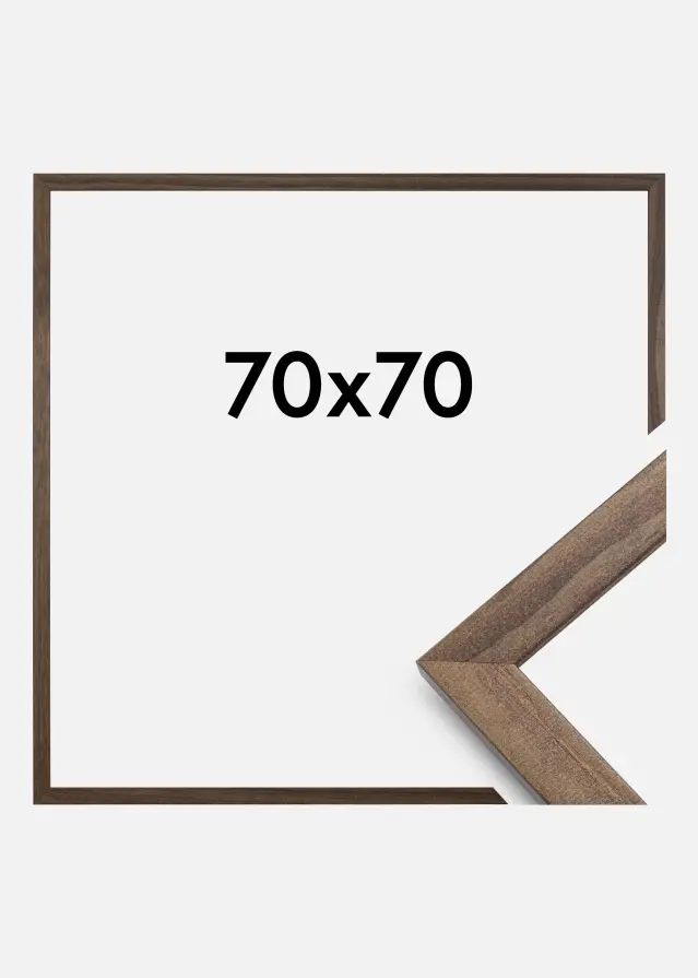 Moldura Stilren Nogueira 70x70 cm