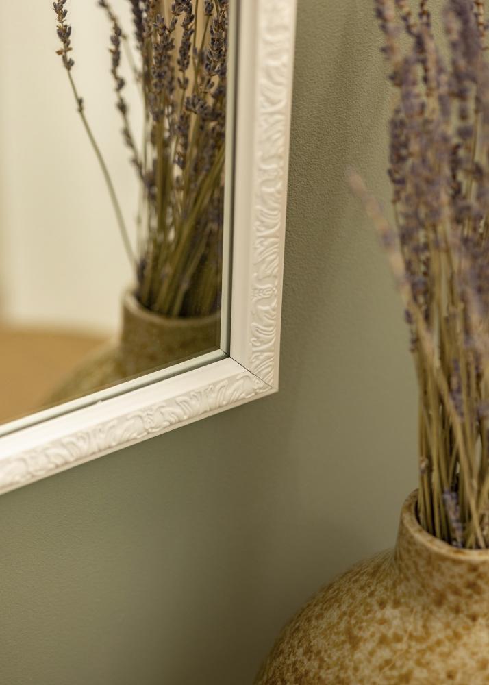 Espelho Nostalgia Branco 45x125 cm